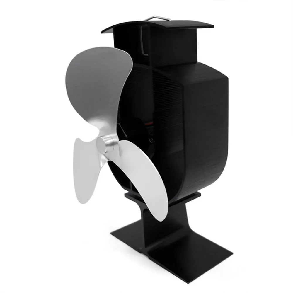 3 Лопасти вентилятор для печи работающий от тепловой энергии домашний бесшумный