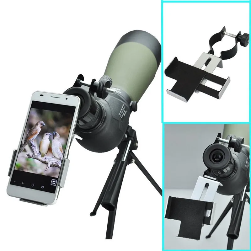 

Datyson 1.25inch 2inch Smartphone Capturer Compatible with Binoculars Monocular Spotting Scopes Telescopes adapter