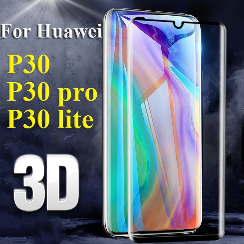 Защитное стекло для Huawei P30 закаленное защитная пленка P 30 Pro Lite 3D защита экрана |