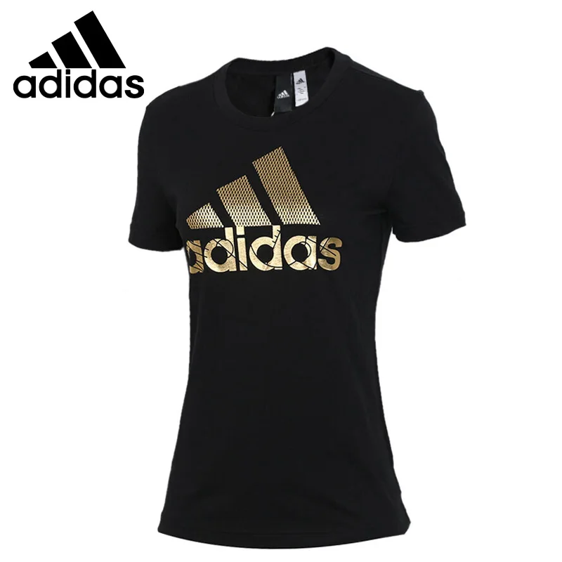 Оригинальная футболка с коротким рукавом Adidas GRAPHICS BOS женская из фольги