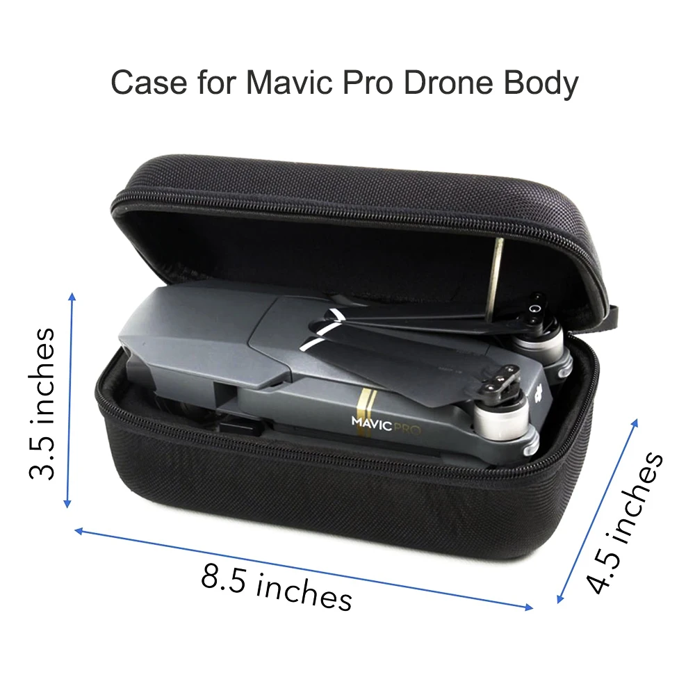 Черная дополнительная сумка для дрона и сумка для контроллера для DJI Mavic Pro Чехол для хранения/Сумка для пульта дистанционного управления Mavic Pro Чехол для корпуса дрона