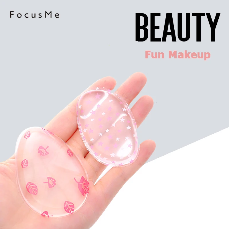 FocusMe силиконовый косметический спонж для макияжа Puff Powder Foundation Гладкий мягкий