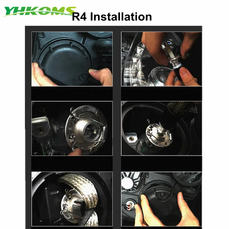 

YHKOMS HB3/9005 HB4/9006 LED headlights bulb H4 H7 LED bulbs H8 H9 H11 D1S D2S D3S D4S 9004 9007 H13 H1 H3 H27 Car Headlamp Kit