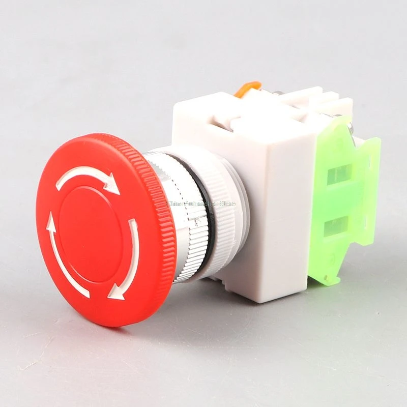 1 шт. Кнопка стоп выключатель гриб NO + NC 660V 10A LAY37 11ZS|nc switch|nc no |