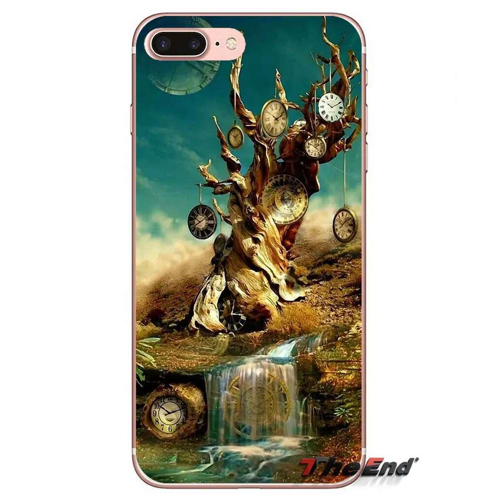 Мягкий ТПУ чехол для iPhone X 4 4S 5 5S 5C SE 6 6S 7 8 Plus Samsung Galaxy J1 J3 J5 J7 A3 A5 2016 2017 salvador dali Famous painter