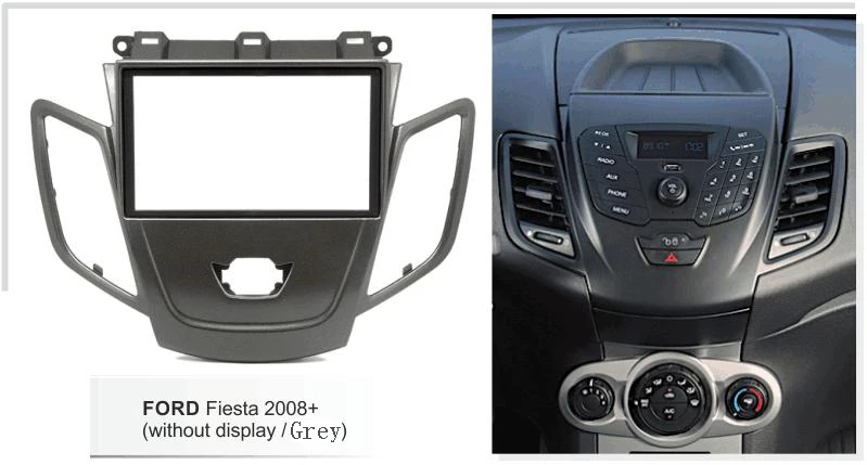 Двойная Din Facia для Ford Fiesta 2008 + с переключателем Радио DVD стерео CD панель приборной