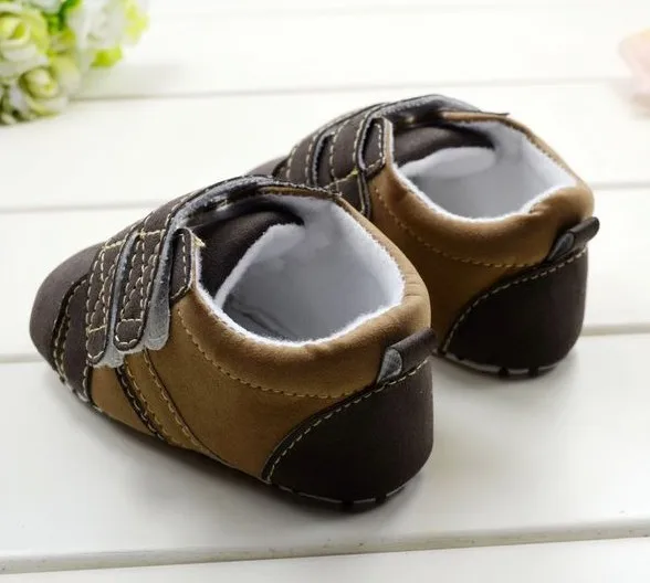 S380 новое поступление мода браун кофе мягкой подошвой липучки спортивной обуви