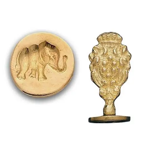 Воск Печать слон латунь ручки штамп|handle stamp|wax sealstamp stamp |