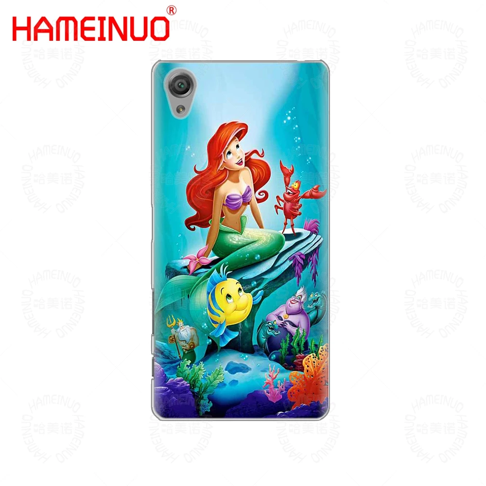 HAMEINUO мультфильм маленький чехол с русалкой чехол для телефона для sony xperia C6 XA1 XA2 XA ULTRA X XP L1 L2 X XZ1 compact XR/XZ PREMIUM - Цвет: 61106