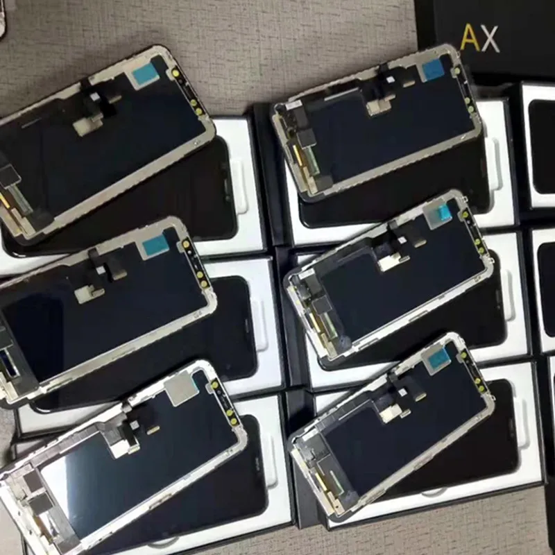 Запасные части Дисплей для iPhone XS X Max LCD дигитайзер сенсорный объектив экран в