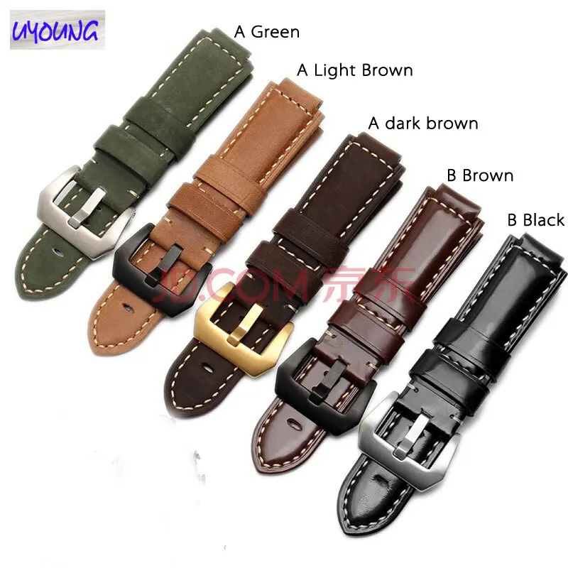 For Temix time tide series leather watch belt TW2R55500 T2N720 T2N721 T2N739 knob 16mm width 24mm band | Наручные часы