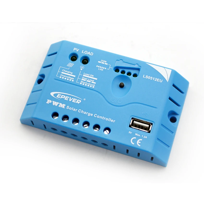 5A LS0512EU EP EPEVER PWM LandStar Solar Charge Controller Regulators With 5V USB | Обустройство дома