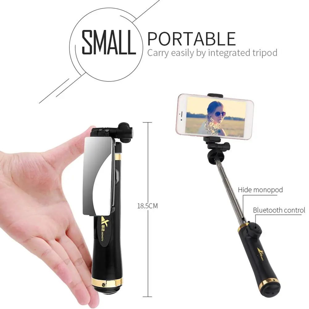 Новая селфи палка для мобильного телефона Ручной Bluetooth разборка свободный