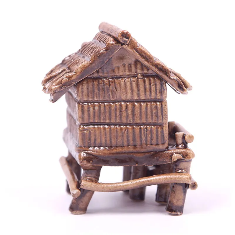 Мини искусственное украшение керамический дом в форме аквариума Украшение