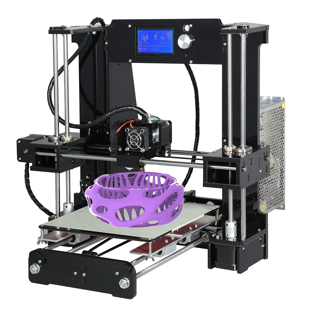 Оригинальный 3D принтер Anet A8 A6 Auto с высокой точностью сборки настольный принтер Self Assembly Prusa i3 DIY Kit 3d SD Card on.