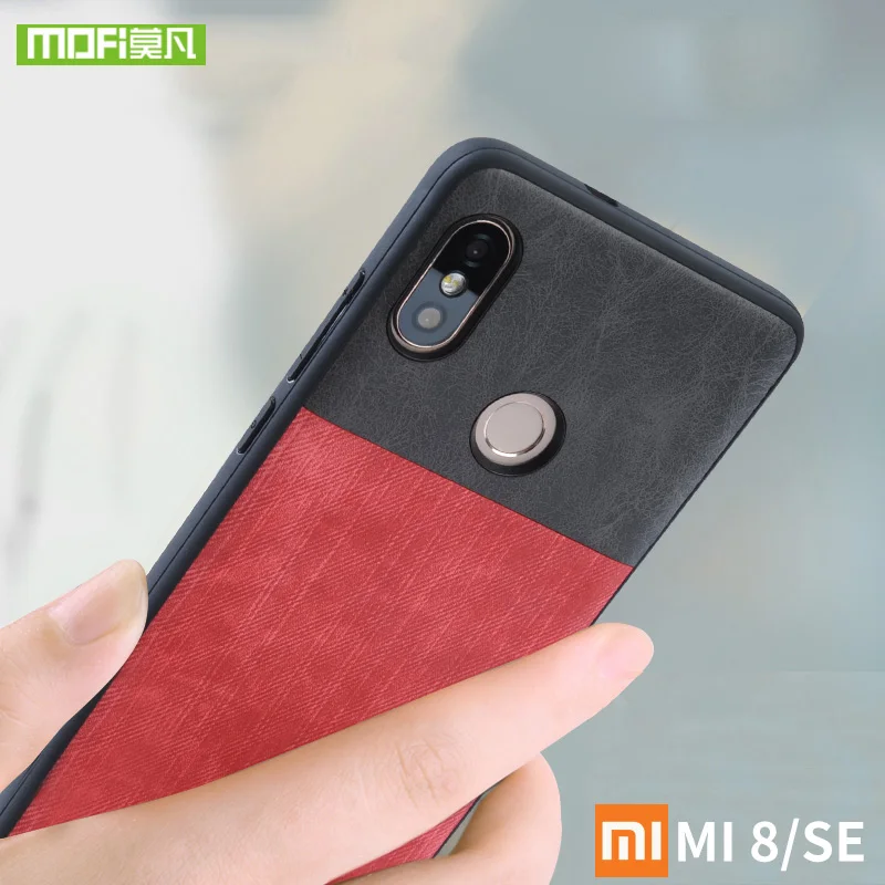 Для Сяо mi 8 чехол SE мягкий силиконовый Mofi для xiao Explorer противоударный джинсы кожа |