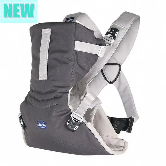 Chicco 068 Grey Переноска для переноски ребенка, переносная Детская сумка на подтяжках, рюкзак с утолщенными плечами 360, эргономичная толстовка с капюшоном, кенгуру, переноска для ребенка - Цвет: Chicco 068 Grey