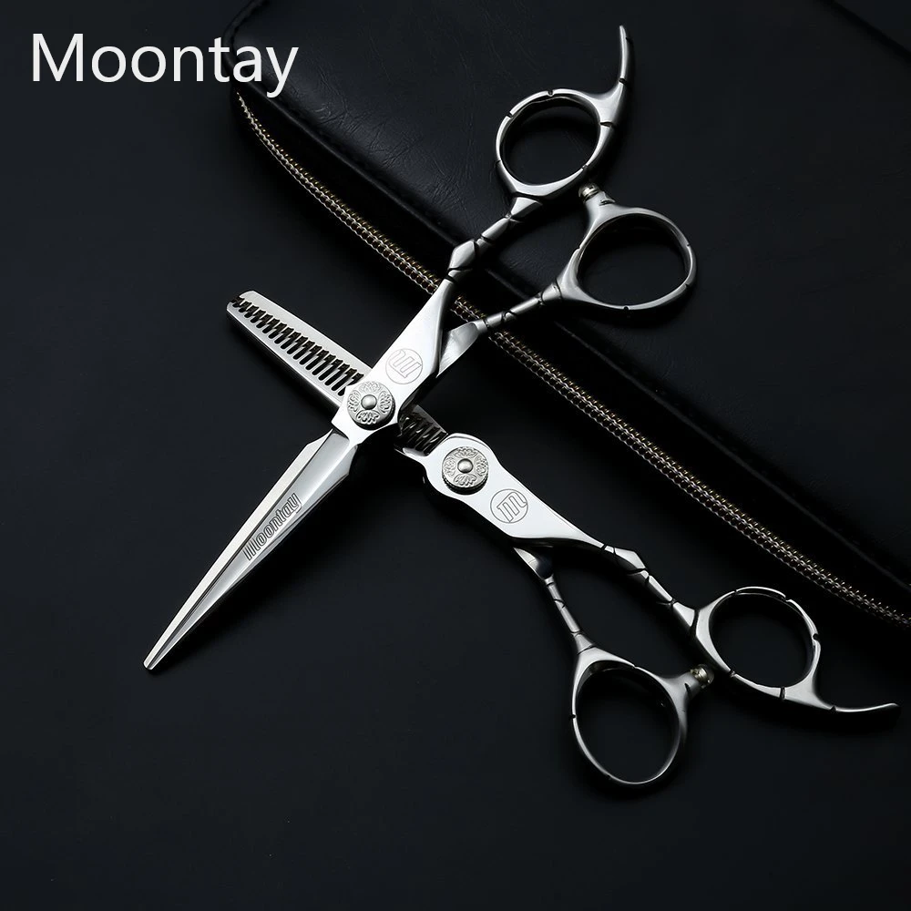 Ножницы Moontay профессиональные для парикмахерской стальные ножницы 440C 6 0 дюйма