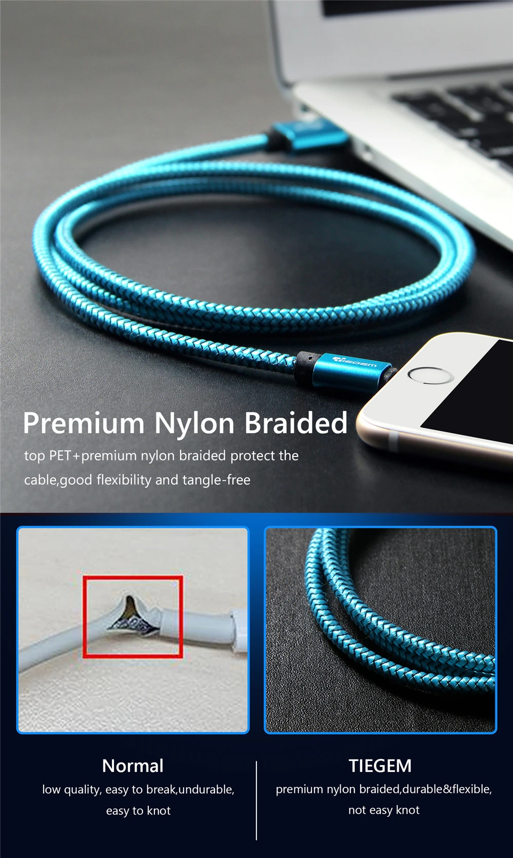 USB кабель Tiegem для iPhone 7, 8, 6, 5, 6s, S, 5, se plus, X, XS, MAX, XR, кабель для быстрой зарядки, Usb кабель для мобильного телефона, 3 м