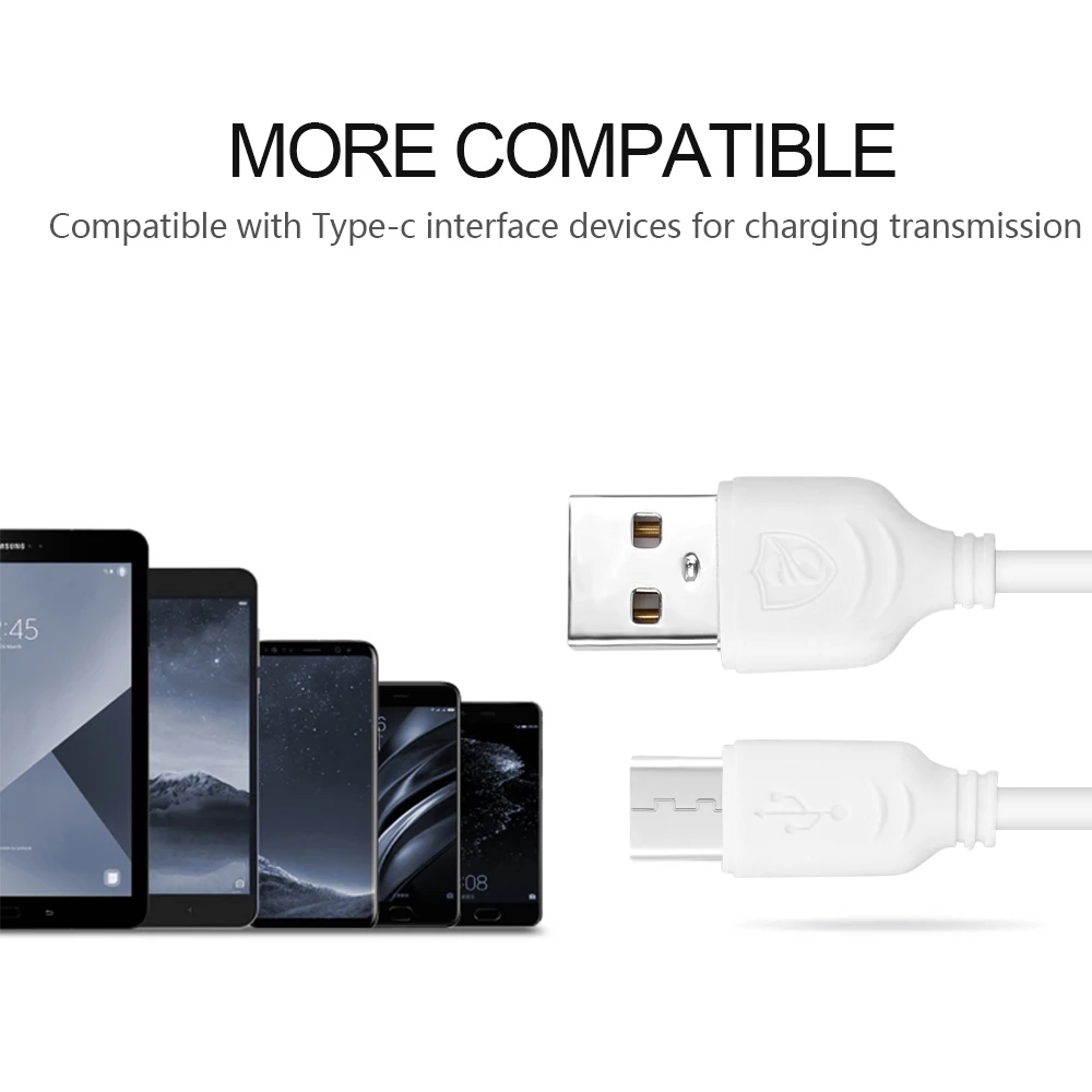 Кабель Micro USB GRWIBEOU 2.1A для быстрой зарядки и синхронизации данных кабель