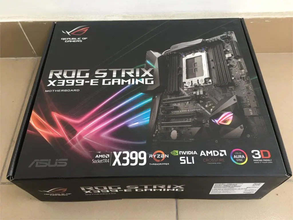 Материнская плата для игрового компьютера Asus X399-E