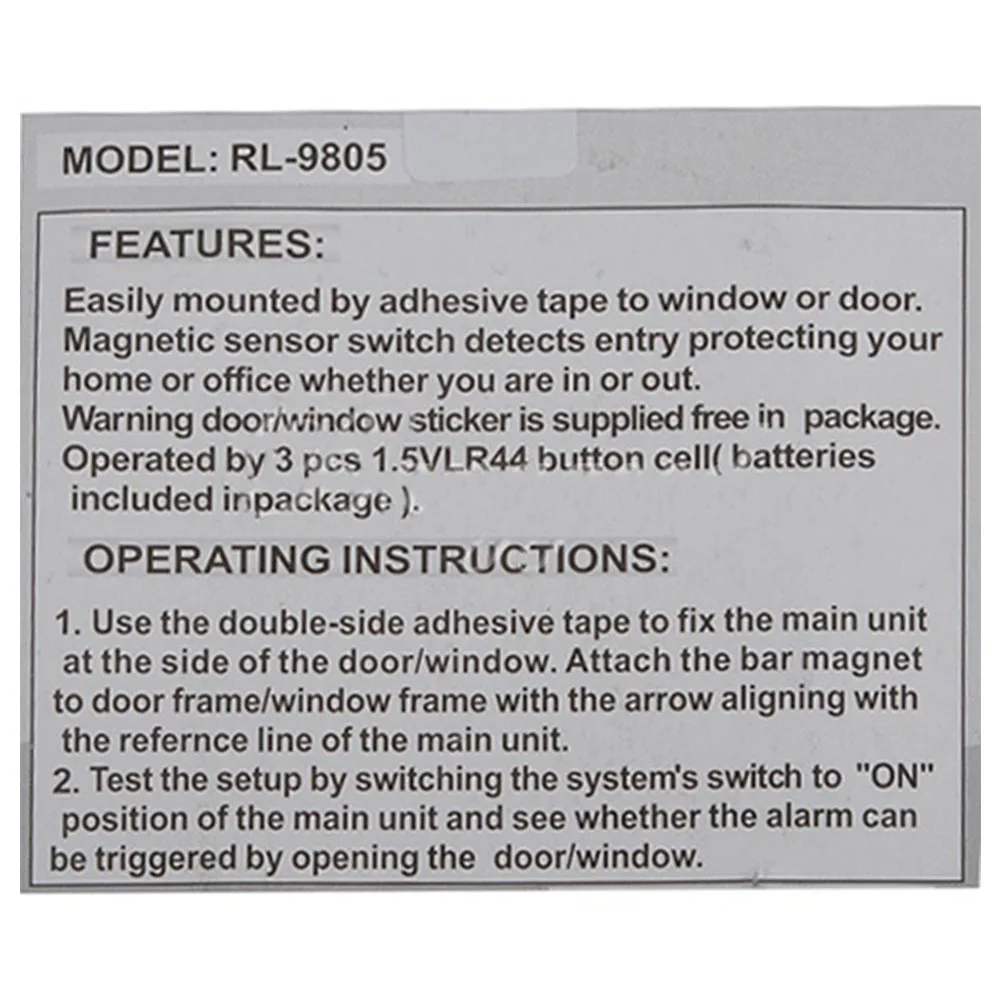 Magnetics окна двери Alerter дом беспроводной для дома запись охранной сигнализации