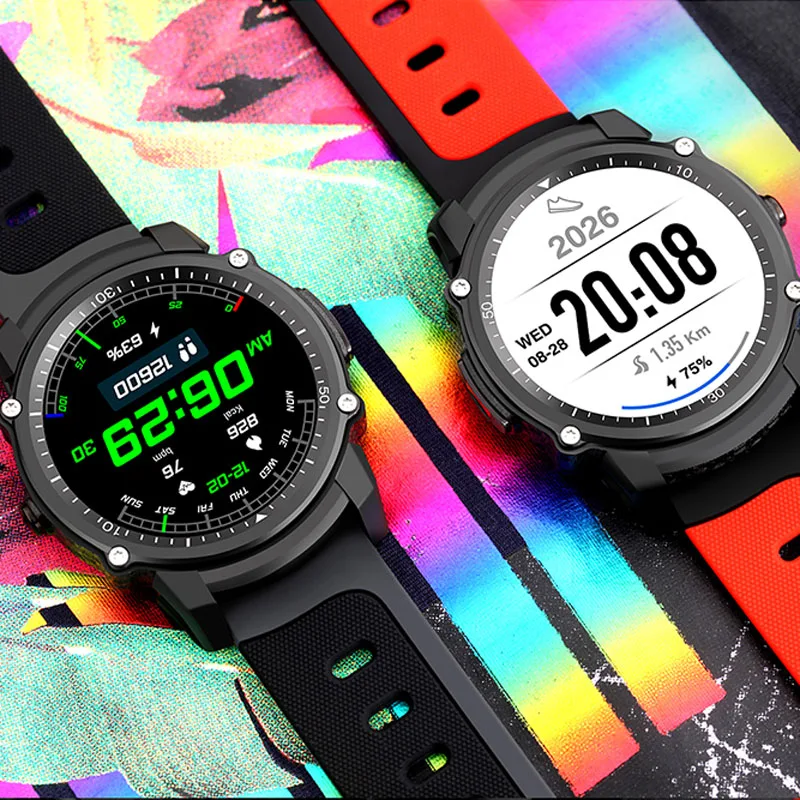WQ FS08 gps Смарт-часы Android часы фитнес-трекер для измерения сердечного ритма Smartwatch IP68 водонепроницаемый gps трекер активности Smartwatch