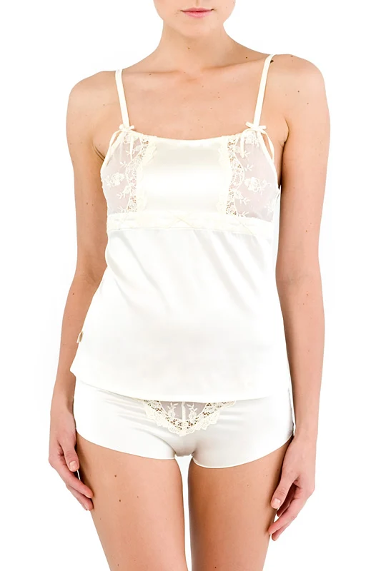 Топ на бретелях из шелка ARDI | Женская одежда