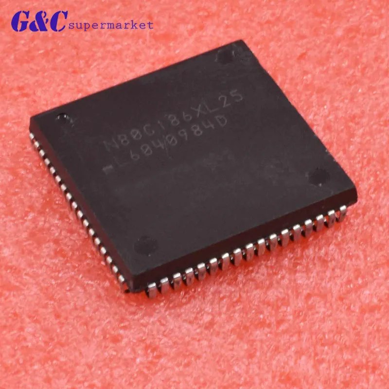 1/5 шт N80C186XL25 80C18 PLCC Инкапсуляция: 16-Bit 68PINS | Электронные компоненты и принадлежности
