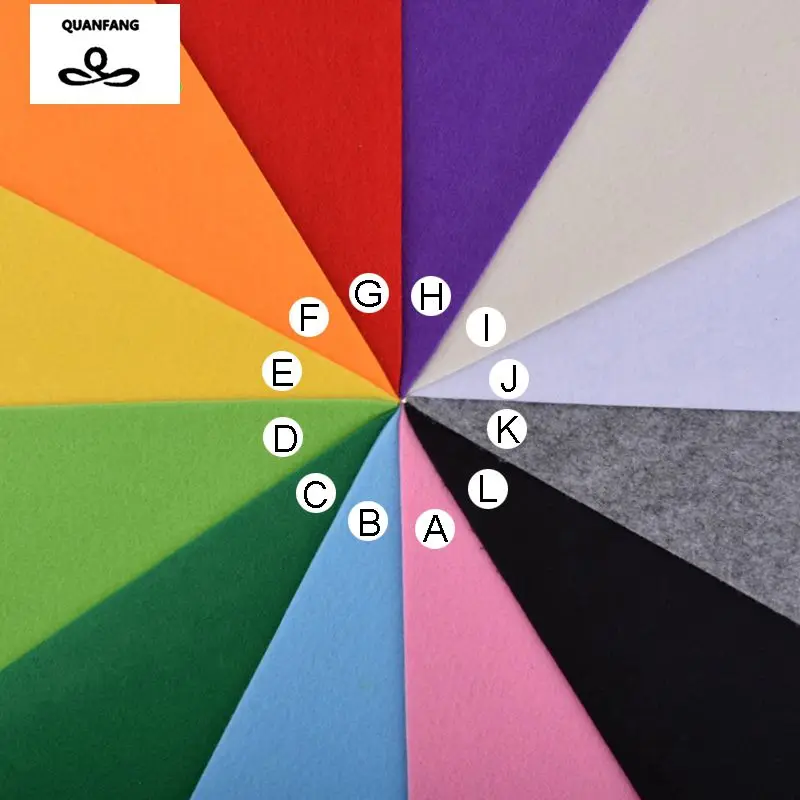 3 мм Толстая Войлочная Нетканая ткань полиэфирная для шитья кукольных ремесел