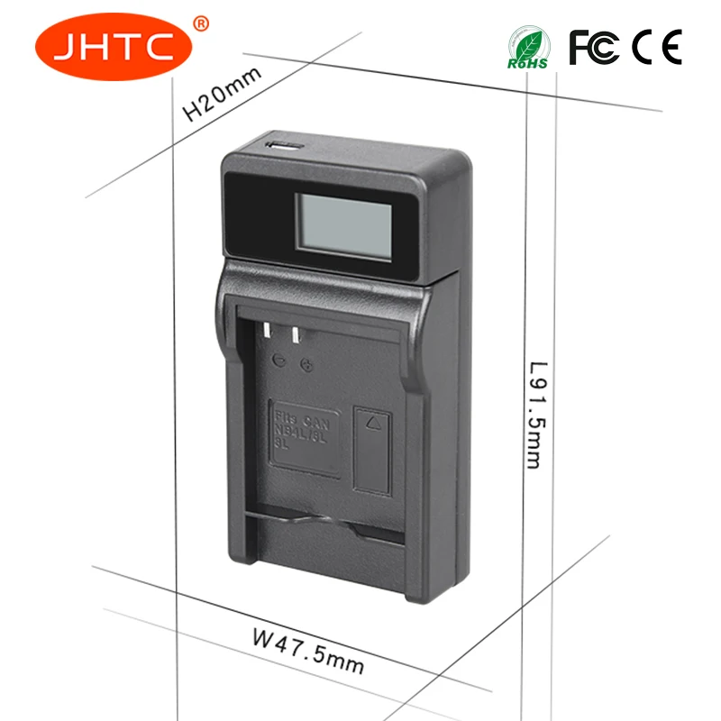 JHTC NB-4L NB 4L NB4L LCD зарядное устройство для Canon IXUS 50 55 60 65 80 75 100 120 110 115 130 IS 117 220 225 230 |