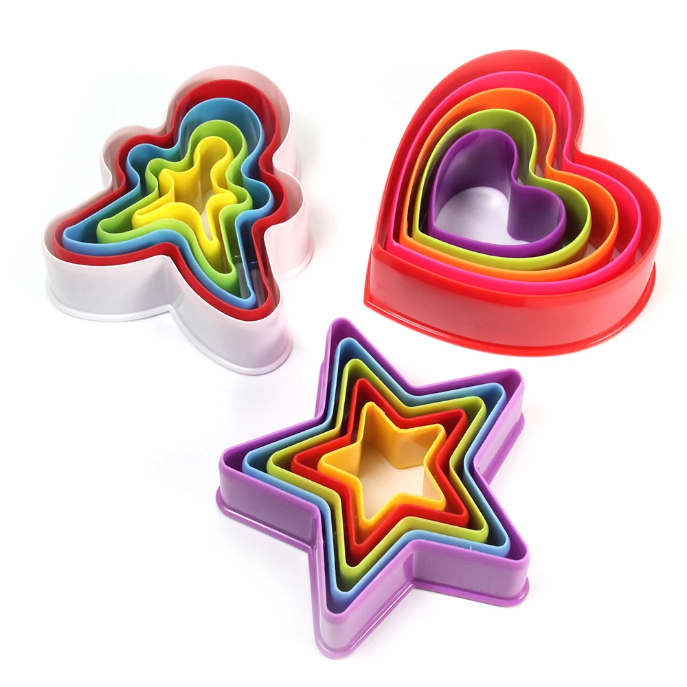 Многофункциональная Пластиковая Круглая форма для печенья помадки торта набор