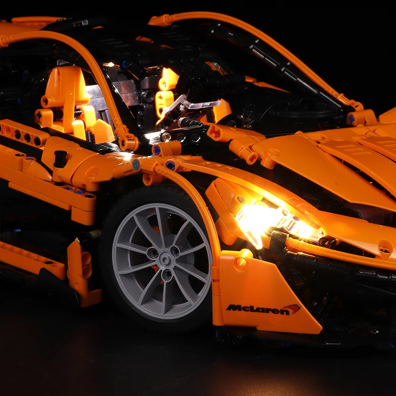 Набор светодиодных ламп для McLaren P1 hypercar 1 8 XQ 1001 Porsche technic Racing Car совместимый 20001 3368