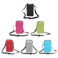 universal canvas sport waist packs pocket zippered bag crossbody mobile phone screen below 6 0 inches waist pack belt bags pouch