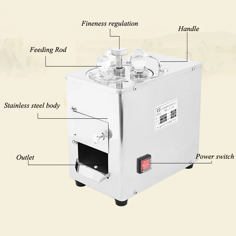 Chinese Herbal Slicer Ginseng Cutting Machine Automatic Electric Commercial Medicine LH-130B | Инструменты