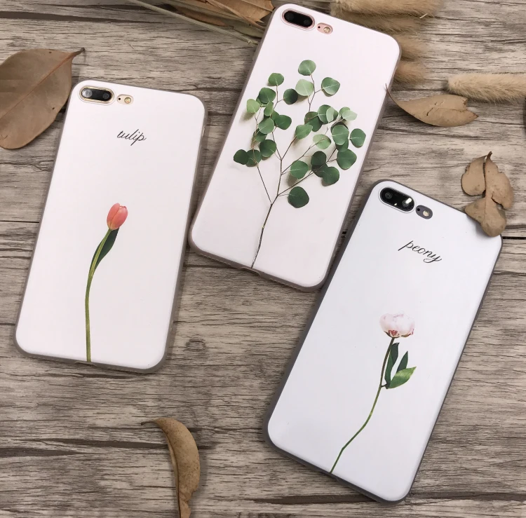 Ультратонкий Мягкий силиконовый чехол для телефона Apple Iphone 6 6s 7 8 Plus Модный