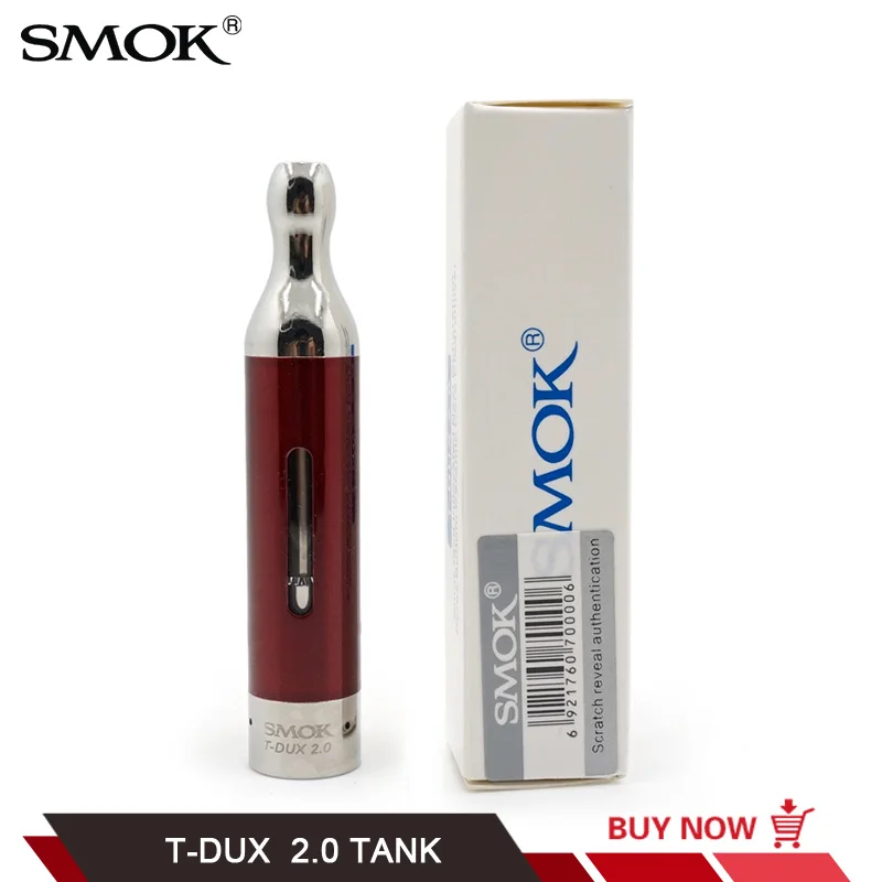 100% Оригинальные Smok T dux 2 0 атомайзер с двойной катушкой бак внизу Pyrex Стекло DUX BCC