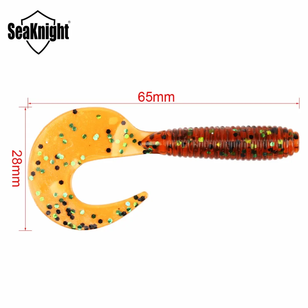 SeaKnight Мягкая приманка SL017 червь личинка 1 9 г 65 мм 10 шт. мягкая рыболовная с одним