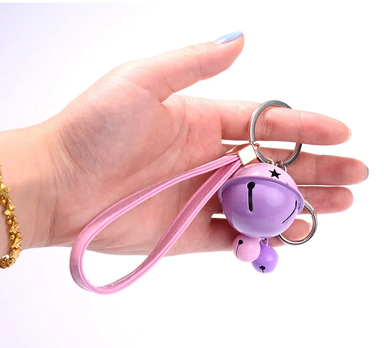Fashion Key Chains Unisex Car Keychain Man Luxury Ring Holder Nice Gift for Women Keyring Pendant Llaveros with Bell | Украшения и