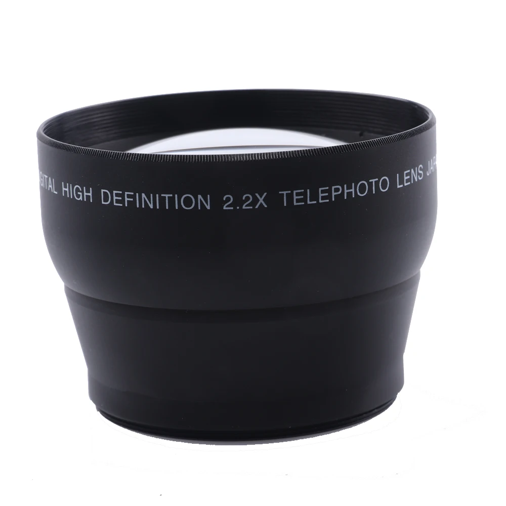 Дополнительные телеобъектив 58 мм 2 2x для объективов Canon 77D/350D / 400D 450D 500D 1000D 550D 600D/1100D