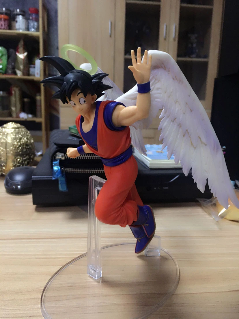 Новинка экшн-фигурки Японский комикс Akira Toriyama DB Z Angel Wing Son Gohan's Father игрушки 16 см |