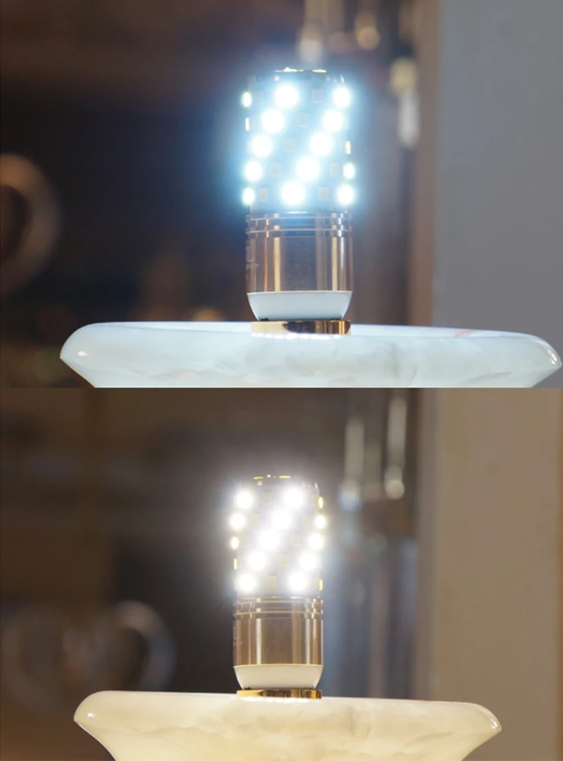 E14 E27 12 Вт 16 Вт светодиодный кукурузный светильник лампочка SMD2835 светодиодный лампы 220V 3 цвета температуры Интегрированный Светодиодный s Свеча светильник Точечный светильник