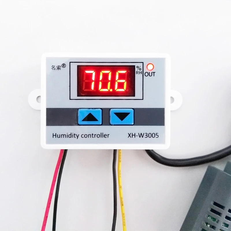 Цифровой регулятор влажности гигростат датчик гигрометра 12 220 В|humidity controller|digital
