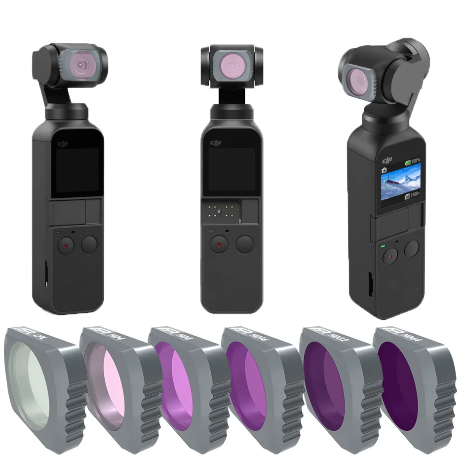 Для DJI OSMO POCKET 2 Camera Filter CPL/UV/ND 4 8 16 32 64 Kit для Osmo Pocket 3-axis Handheld Accessories | Электроника