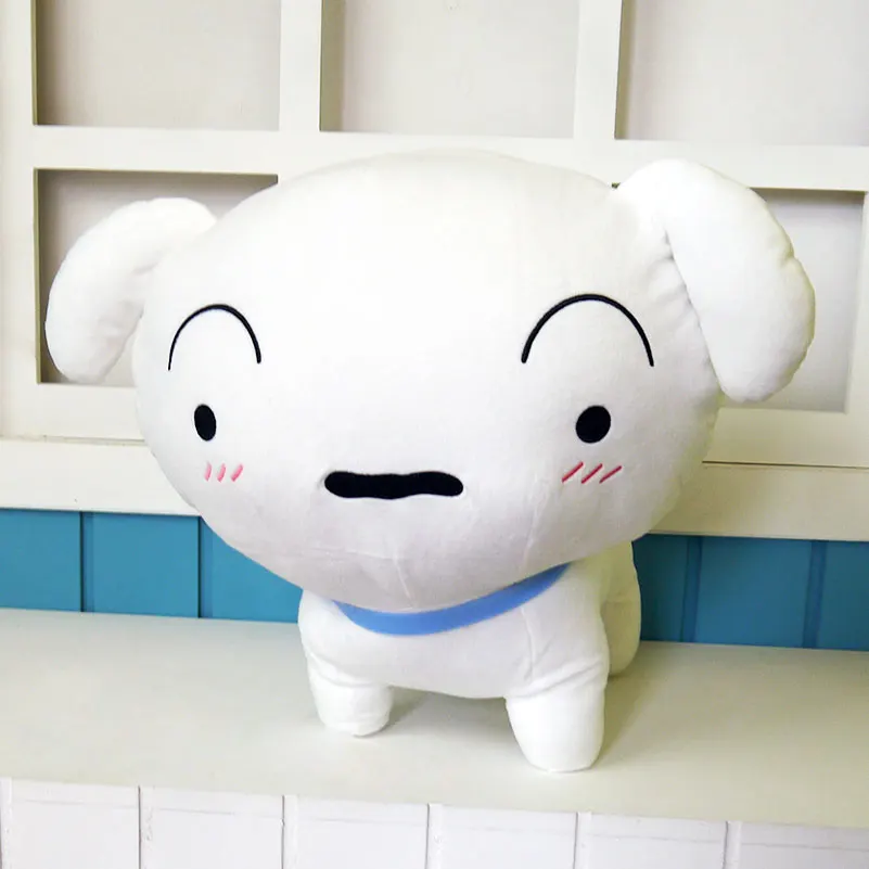 Shinnosuke нохара Плюшевая Игрушка Аниме Фигурка питомца белая собака плюшевая кукла
