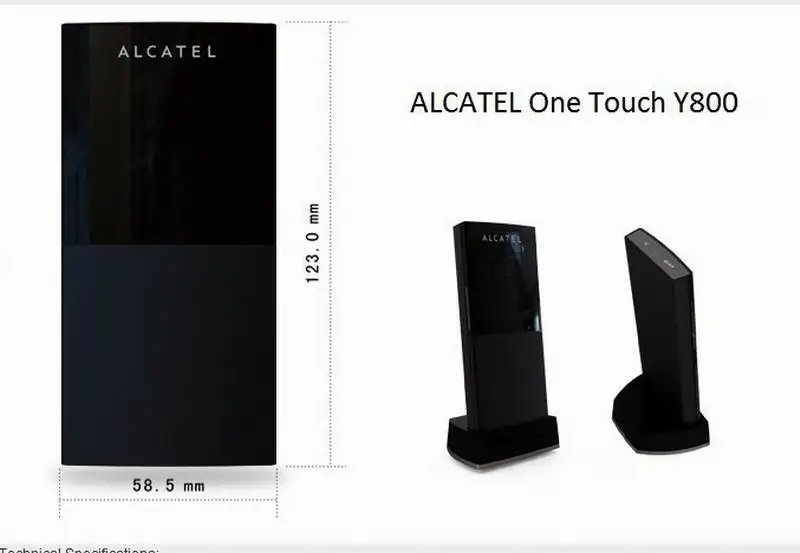 Разблокированный оригинальный Alcatel One Touch Y800 4G LTE FDD 100 Мбит/с Мобильный Wi Fi точка