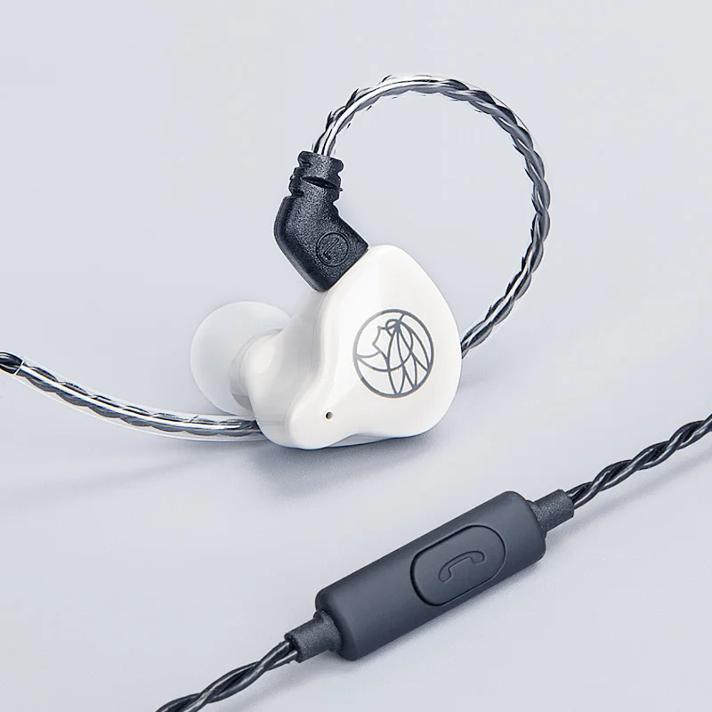 TFZ/новое обновление T1s Hifi наушники, индивидуальные Dynamic 3,5 мм монитор наушники, не-переменчивый кабель, Применение второго поколения блок - Цвет: White