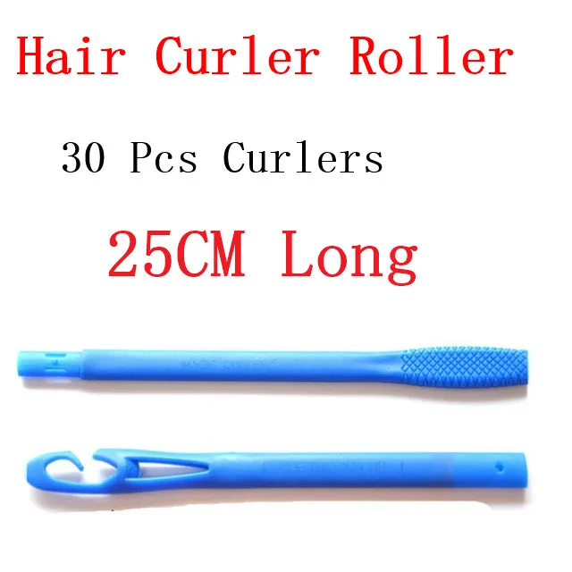 30 PCS 25 CM LONG 30 шт. в упаковке 25 см/30 см/45 см/50 см/60 см Волшебные длинные бигуди для волос спиральные Колечки рычаги бигуди для волос парикмахерский инструмент - Цвет: 30 PCS 25 CM LONG