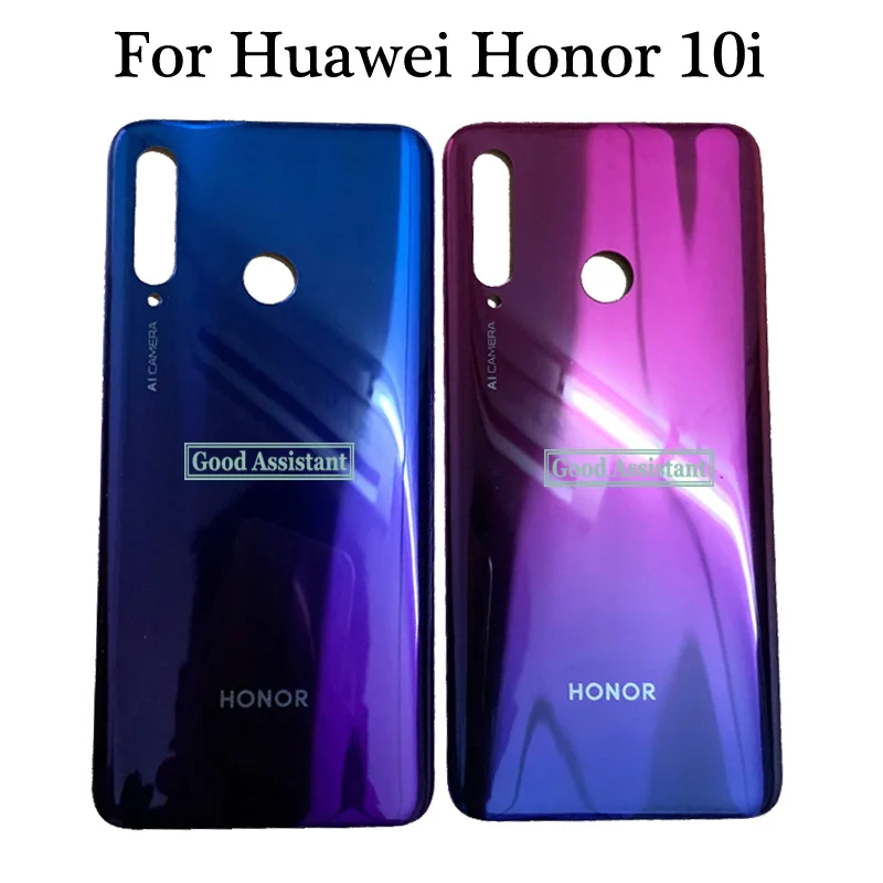 Черный/синий/красный 6 2 дюйма новинка для huawei Honor 10i HRY LX1T задняя крышка