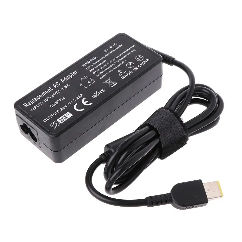 Новый адаптер питания переменного тока 20 в 3 25 а 65 Вт для Lenovo G400 G500 G505 G405 ThinkPad X1 Carbon